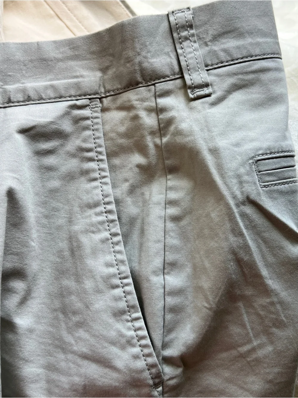 J. Crew Men's Re-Imagined Cotton Chino Shorts - Light Tan Waist 34